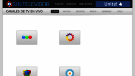 What Sintelevision.com website looked like in 2018 (7 years ago)