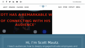 What Scottmautz.com website looked like in 2018 (5 years ago)