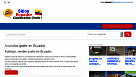 What Sitiosecuador.com website looked like in 2018 (5 years ago)