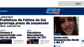 What Siliganews.com.br website looked like in 2018 (5 years ago)