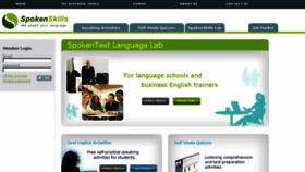 What Spokenskills.com website looked like in 2018 (7 years ago)