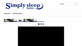 What Simplysleepbetter.com website looked like in 2018 (5 years ago)