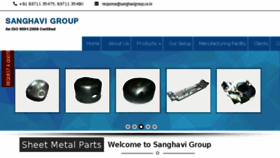 What Sanghavigroup.co.in website looked like in 2018 (5 years ago)