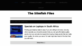 What Slimfish.co.za website looked like in 2018 (5 years ago)