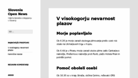 What Sloveniaopen.si website looked like in 2018 (7 years ago)