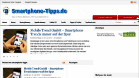 What Smartphone-tipps.de website looked like in 2018 (5 years ago)
