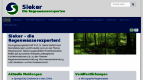 What Sieker.de website looked like in 2018 (5 years ago)