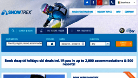 What Snowtrex.hu website looked like in 2018 (5 years ago)