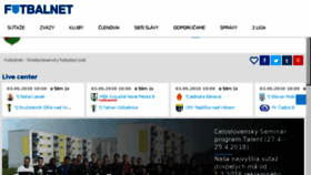 What Ssfz.futbalnet.sk website looked like in 2018 (5 years ago)