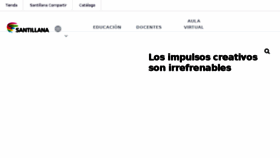What Santillana.cl website looked like in 2018 (5 years ago)