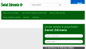 What Swiat-zdrowia.pl website looked like in 2018 (5 years ago)