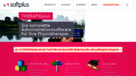 What Softplus.net website looked like in 2018 (5 years ago)
