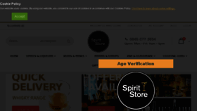 What Spiritstore.co.uk website looked like in 2018 (5 years ago)
