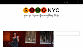What Sohonyc.com website looked like in 2018 (5 years ago)