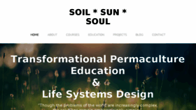 What Soilsunsoul.net website looked like in 2018 (5 years ago)