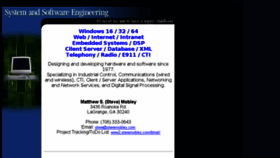 What Stevemobley.com website looked like in 2018 (7 years ago)