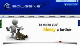 What Solgens.com website looked like in 2018 (5 years ago)