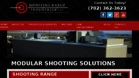 What Shootingrangeindustries.com website looked like in 2018 (5 years ago)