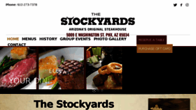 What Stockyardssteakhouse.com website looked like in 2018 (5 years ago)