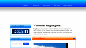 What Songzong.com website looked like in 2018 (5 years ago)