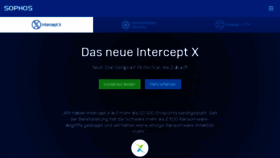 What Sophos.de website looked like in 2018 (5 years ago)