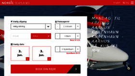 What Seaplanes.dk website looked like in 2018 (5 years ago)