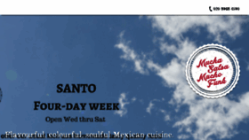 What Santovillage.com website looked like in 2018 (7 years ago)