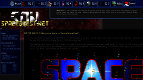 What Spacequest.net website looked like in 2018 (5 years ago)