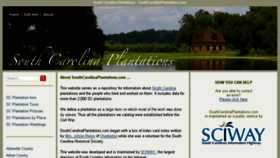 What Southcarolinaplantations.com website looked like in 2018 (5 years ago)