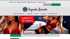 What Segredolacrado.com.br website looked like in 2018 (5 years ago)