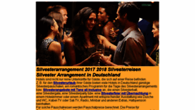 What Silvesterarrangement.de website looked like in 2018 (5 years ago)