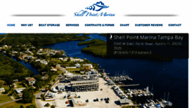 What Shellpointmarina.com website looked like in 2018 (5 years ago)