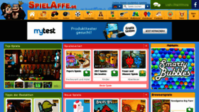 What Spilaffe.de website looked like in 2018 (5 years ago)
