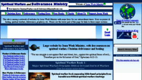 What Spiritualwarfaredeliverance.com website looked like in 2018 (5 years ago)