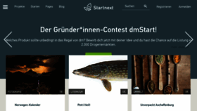 What Startnext.de website looked like in 2018 (5 years ago)