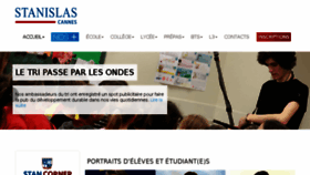 What Stanislas-cannes.com website looked like in 2018 (5 years ago)