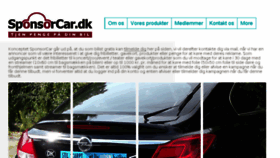 What Sponsorcar.dk website looked like in 2018 (5 years ago)