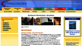 What Sprachkurs-sprachschule.com website looked like in 2018 (5 years ago)