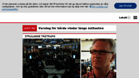 What Svtnyheter.se website looked like in 2018 (5 years ago)