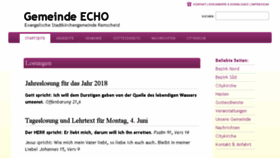What Stadtkirchengemeinde.de website looked like in 2018 (5 years ago)