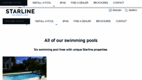What Starlinepool.com website looked like in 2018 (5 years ago)
