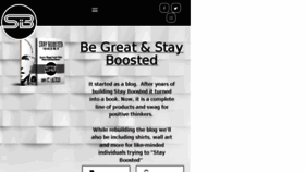 What Stayboosted.com website looked like in 2018 (5 years ago)