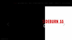 What Sideburnmagazine.com website looked like in 2018 (7 years ago)