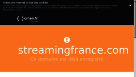 What Streamingfrance.com website looked like in 2018 (5 years ago)