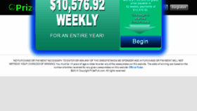 What Strikeitriches.com website looked like in 2018 (5 years ago)