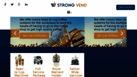 What Strongvend.co.uk website looked like in 2018 (5 years ago)