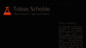 What Scheible.it website looked like in 2018 (5 years ago)