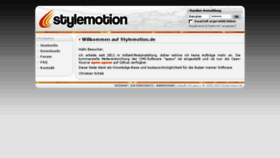 What Stylemotion.de website looked like in 2018 (5 years ago)