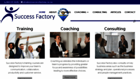 What Successfactory.co.za website looked like in 2018 (5 years ago)