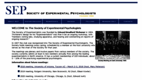 What Sepsych.org website looked like in 2018 (6 years ago)